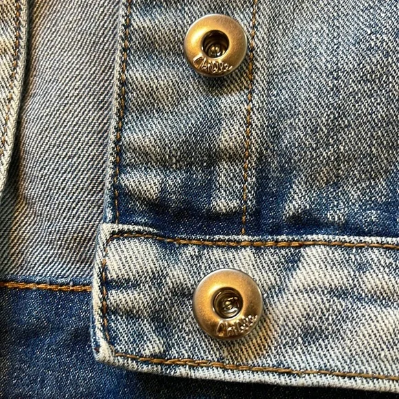 Chiqle Cropped Denim Jacket MEDIUM - Picture 4 of 8